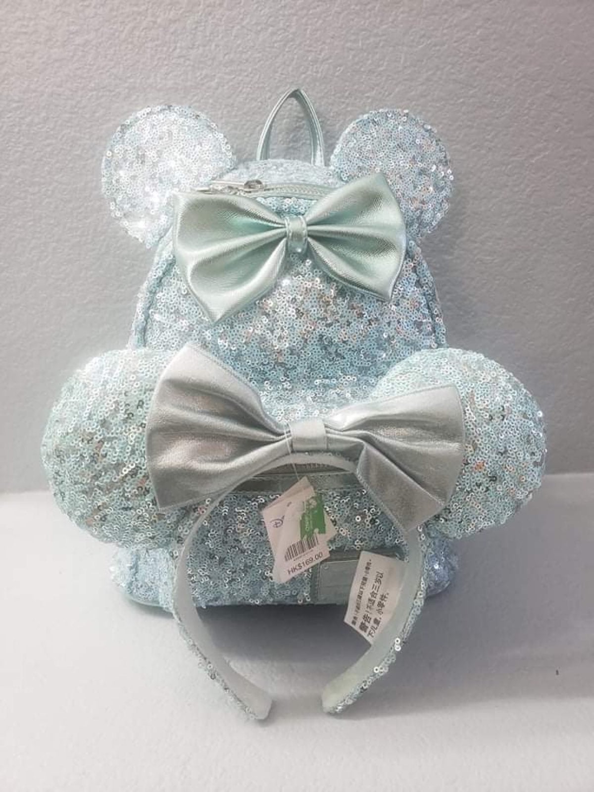 Loungefly aqua sequin Arendelle backpack set