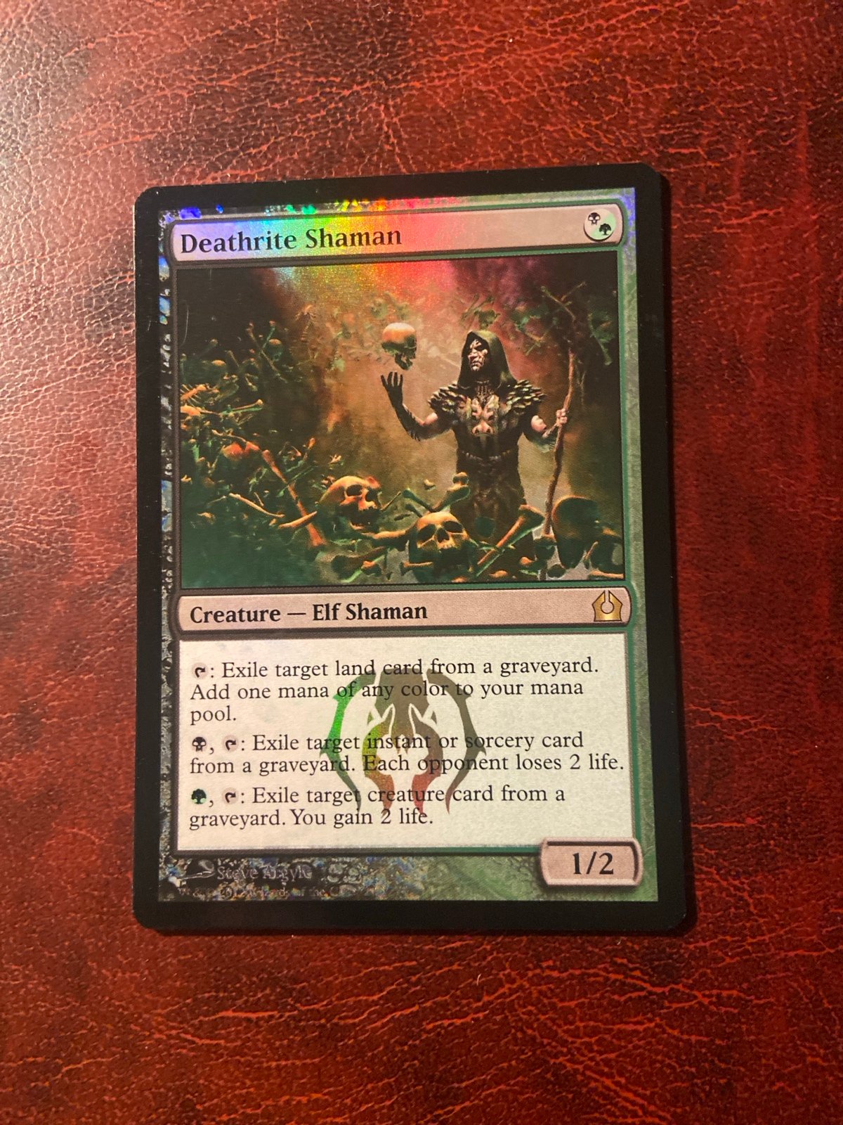 MTG Magic The Gathering DEATHRITE SHAMAN “FOIL” Rare RETURN TO RAVNICA RTR