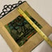 Hand woven cross-stitched knitted Swedish Scandavian Nordic Boat Wall Hanging