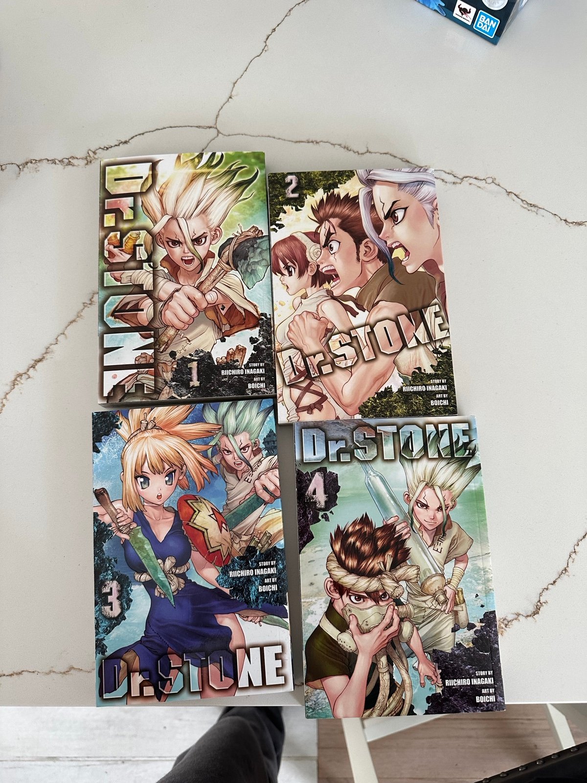 Dr. STONE English manga Volumes 1-4