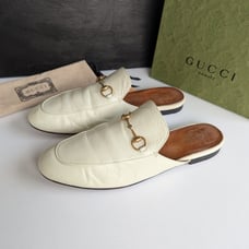 Gucci women's leather mules