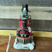 Rare Vintage Christmas Teddy Bear Train Lamp