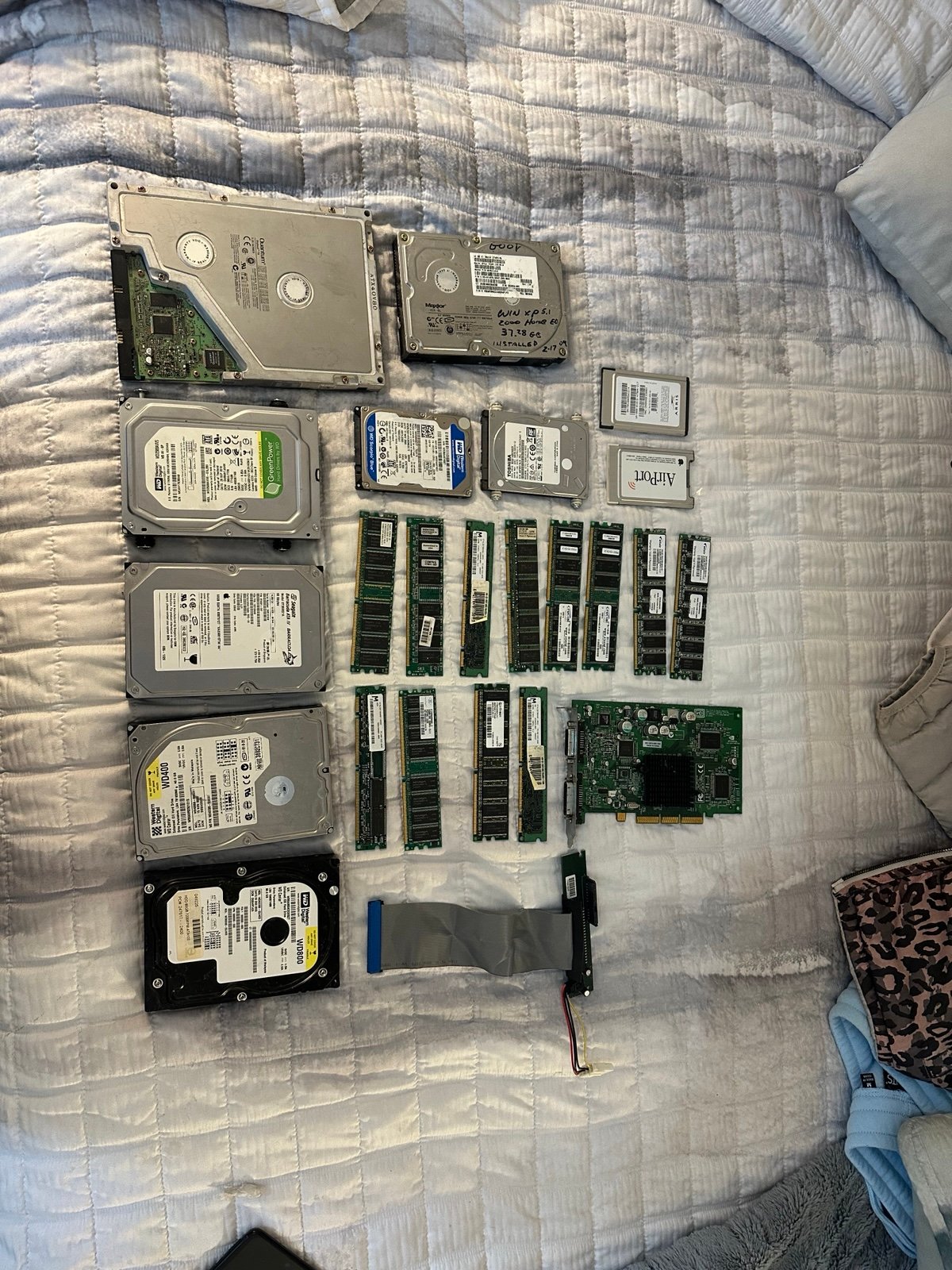 Computer parts lot