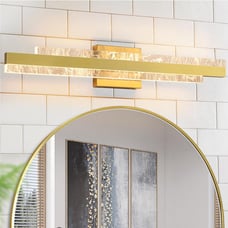 Gold LED Vanity Light