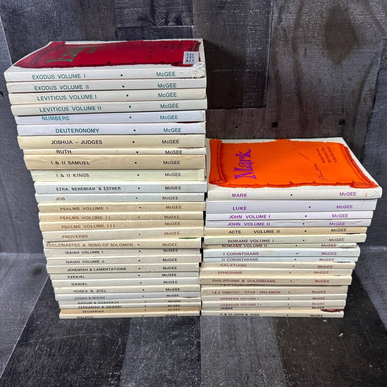 Religious History: J. Vernon McGee Messages - Lot of 42 Radio Network