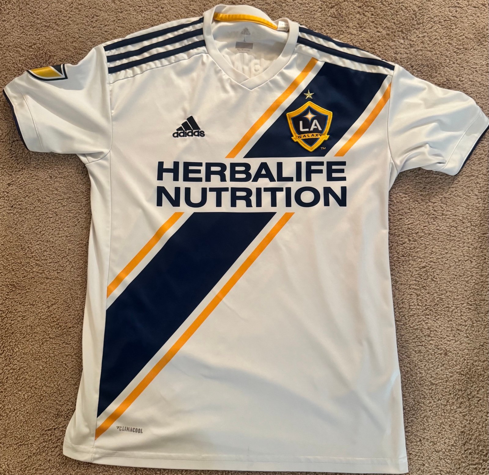 Adidas IBRAHIMOVIC MLS LA Galaxy Home Soccer Jersey