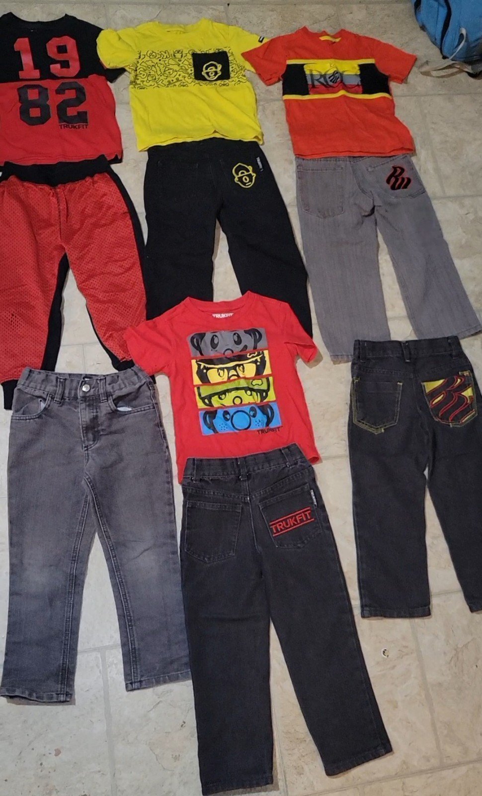 Toddler Boys 10 piece Lot Size 4 Clothing Bundle (Rocawear/Trukfit)