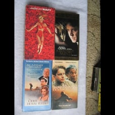 American Beauty Beautiful Mind Shawshank Redemption Cider House Rules VHS Tapes