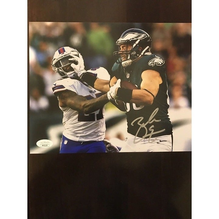 Zach Ertz Philadelphia Eagles Autograph Signed 8x10 Photo JSA
