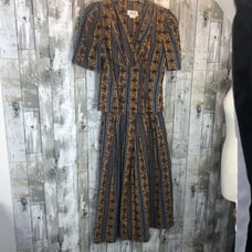 vintage Natalie top and pant suit cropped pants wide leg size 10