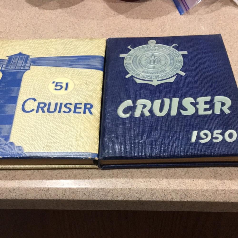 2 Del Mar College Corpus Christi 1950 & 1951 Yearbooks