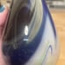 Studio Art Glass Vase Multi Colored Hand Blown Signed Anderson 05