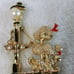 2 Vintage Poodle Pins, 70's Van Dell Gold Filled/Enamel & '60's Leash Lamp Post