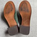 Madewell Farida Mules Calf Hair Chunky Heel Green Women's 7