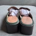 Madewell Farida Mules Calf Hair Chunky Heel Green Women's 7