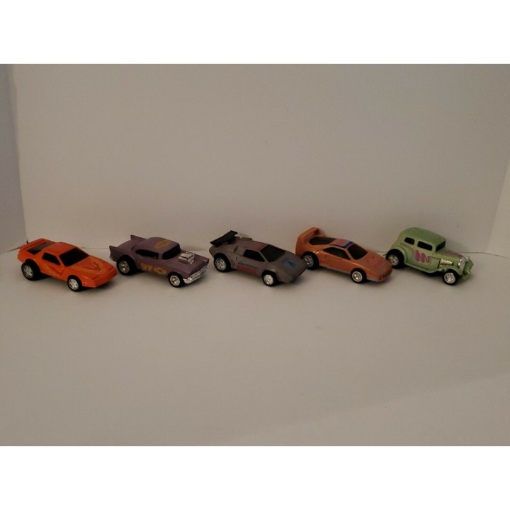 LOT OF 5 ARCO 1988 MATTEL LOOSE DIECAST CARS FORD CHEVY LAMBORGHINI FERRARI F-40