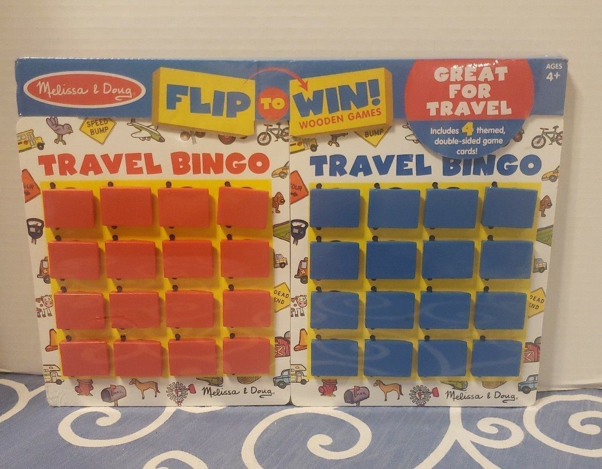 Melissa & Doug Travel Bingo for 2 players.
