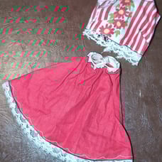 Mattel Barbie Fashion Doll 1960's Sew Free Magic MOD Dress