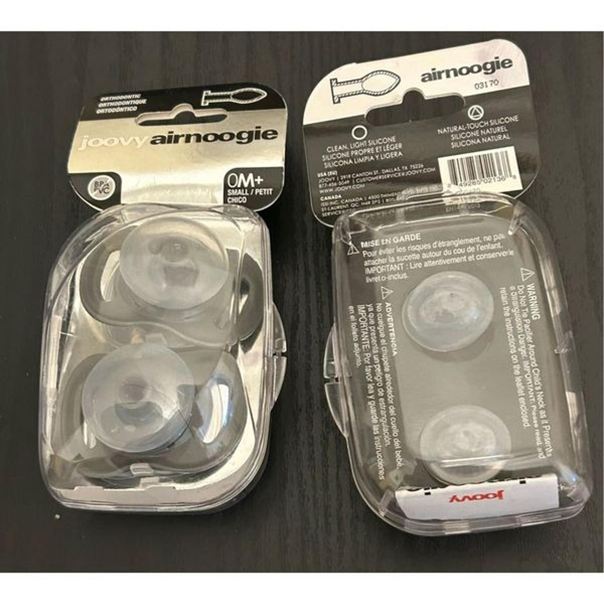 4 Joovy Airnoogie Orthopedic Pacifiers
