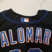 NEW YORK METS ALOMAR # 12 RAWLINGS SEWN JERSEY Youth SIZE L 14/16