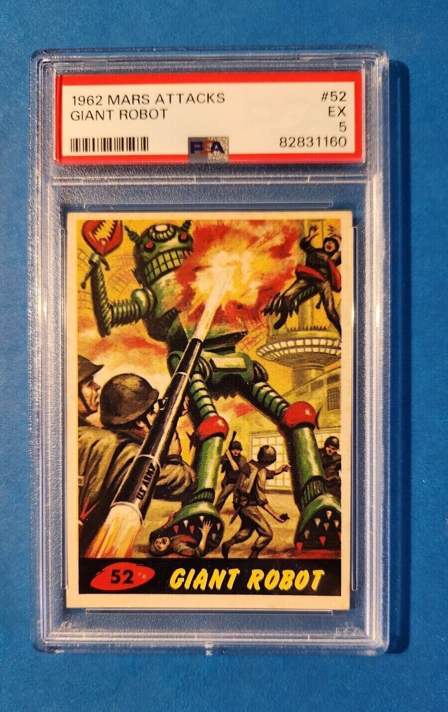 1962 Mars Attacks #52 Giant Robot PSA 5 EX
