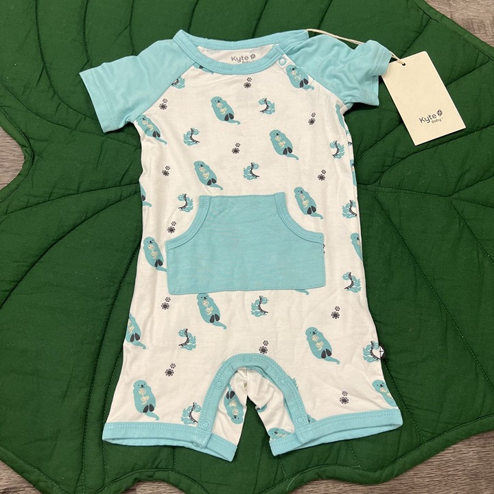 Kyte Baby 12-18M Robin Cuddle Shortall Bamboo
