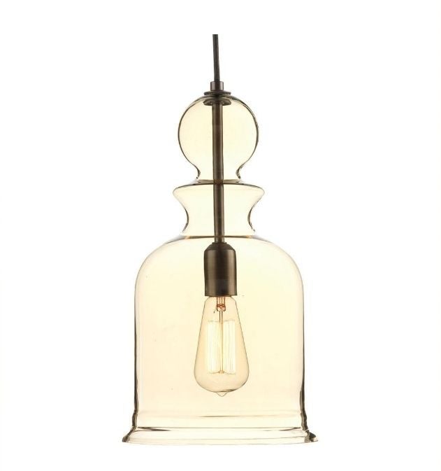 Progress Lighting Staunton Collection 1-Light Antique Bronze Pendant with Champa