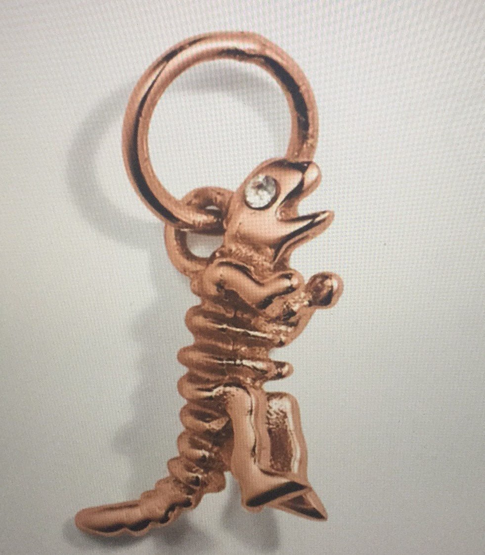 COACH COLLECTIBLE SKELETAL REXY CHARM