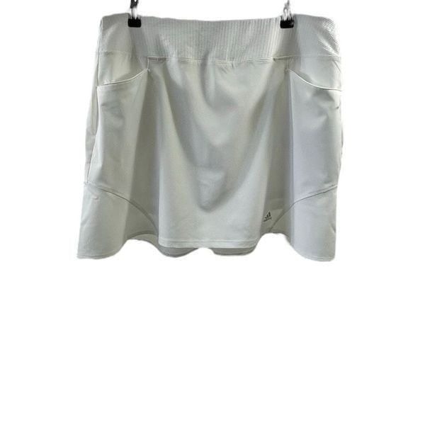 Adidas NWT White Flare Skort Size L
