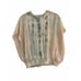 Young Fabulous And Broke Carla Hoodie Sweatshirt Womens L Tie Dye Cutoff Sleeve
