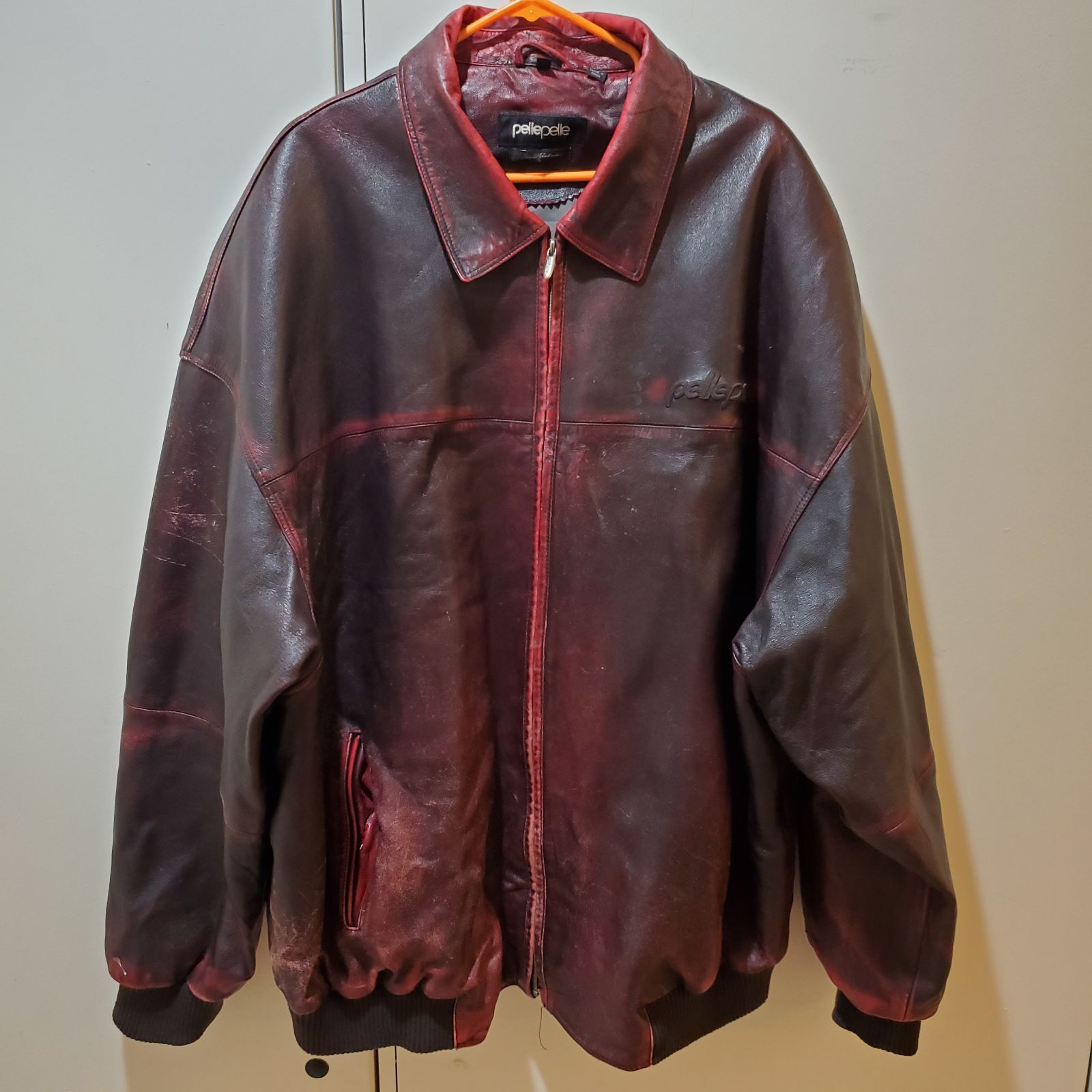 Pelle Pelle Leather Jacket Burgendy