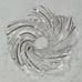 Large Heavy Cut High Quality Swirl Decorative Bowl 15” Diameter Stunning