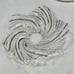 Large Heavy Cut High Quality Swirl Decorative Bowl 15” Diameter Stunning