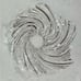 Large Heavy Cut High Quality Swirl Decorative Bowl 15” Diameter Stunning