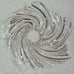 Large Heavy Cut High Quality Swirl Decorative Bowl 15” Diameter Stunning