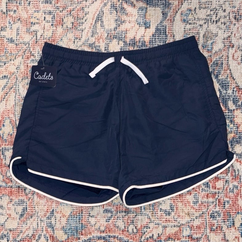 Cadets x Maisonette Men’s Mikey Swim Trunks in Blue SZ S NWT