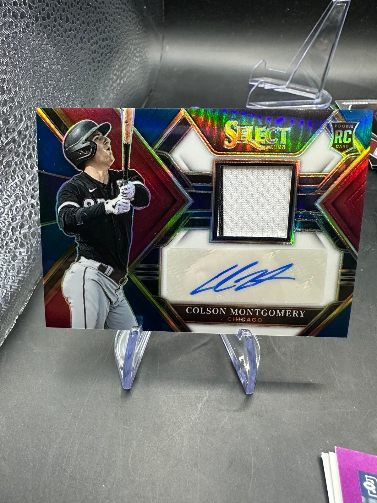 2023 Panini Select-Colson Montgomery Rookie 06 /49 Jersey Autographs #PJA-CM