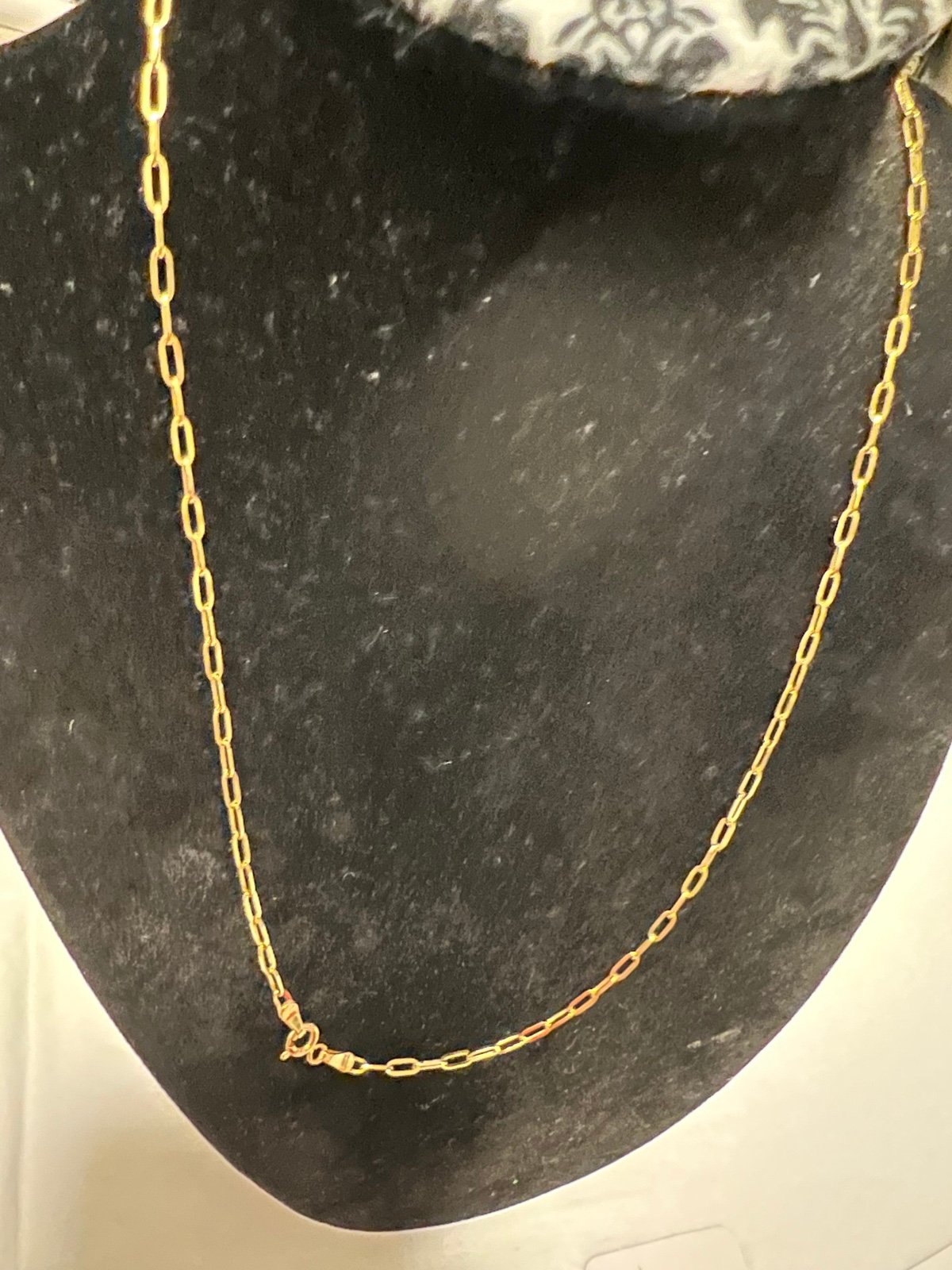 18k real gold necklace
