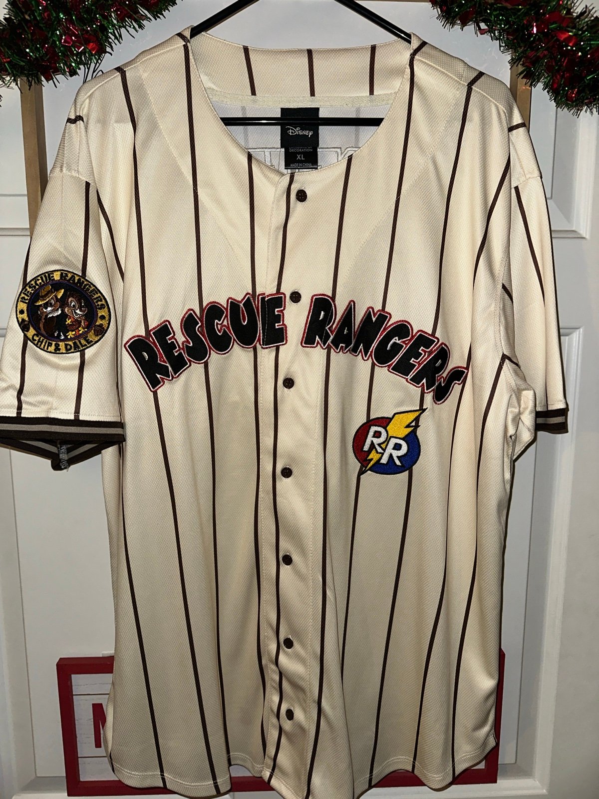 Disney Chip Rescue Rangers Baseball Jersey