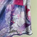 Lucky in Love Size S Mini Skort Skirt Pink Blue Purple Tie Dye Floral Pockets
