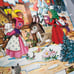 Vintage Advent Christmas Countdown Pop-Up Calendar Nativity Scene Denmark