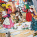 Vintage Advent Christmas Countdown Pop-Up Calendar Nativity Scene Denmark
