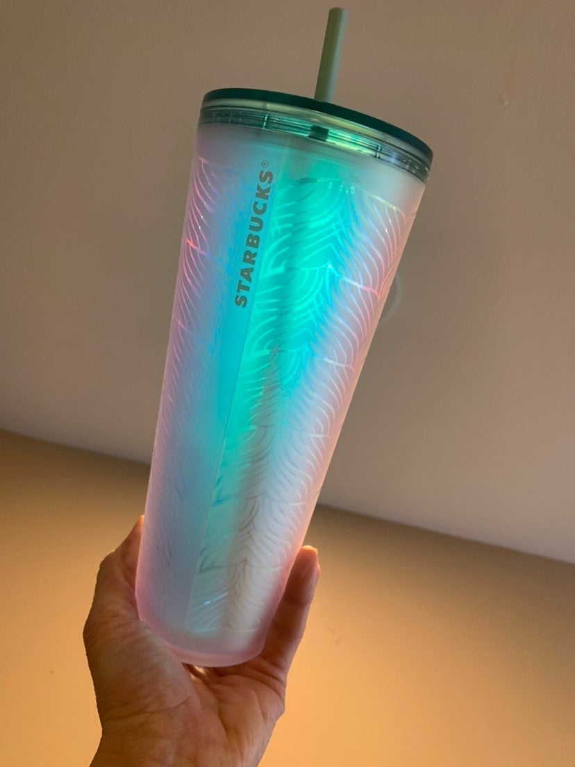 Starbucks 1 Iridescent Rainbow Softtouch