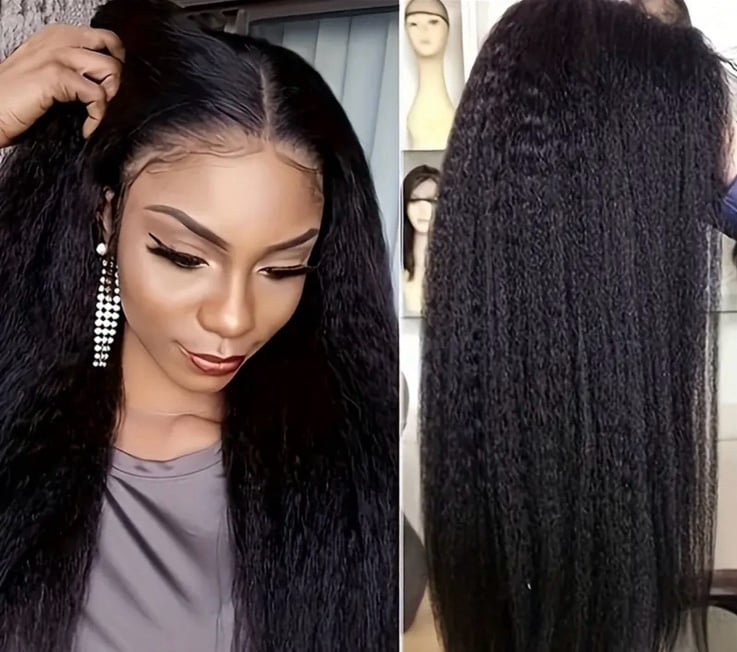 26 Inch synthetic hair wig
