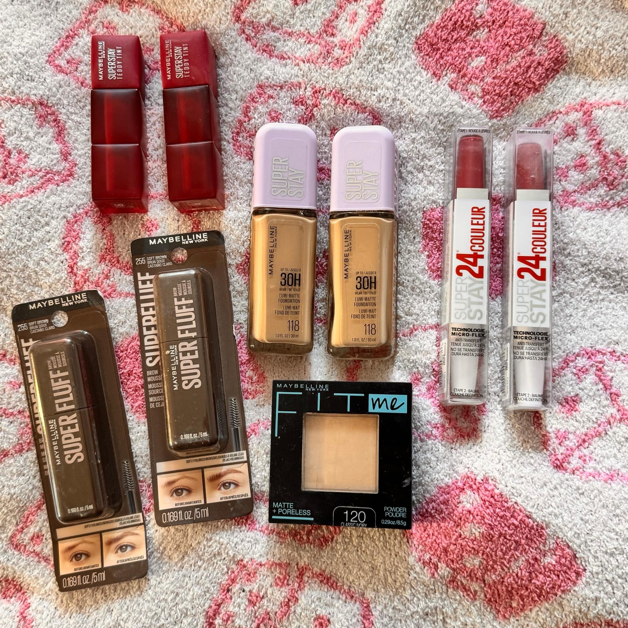 Maybelline makeup bundle lot - new- read description