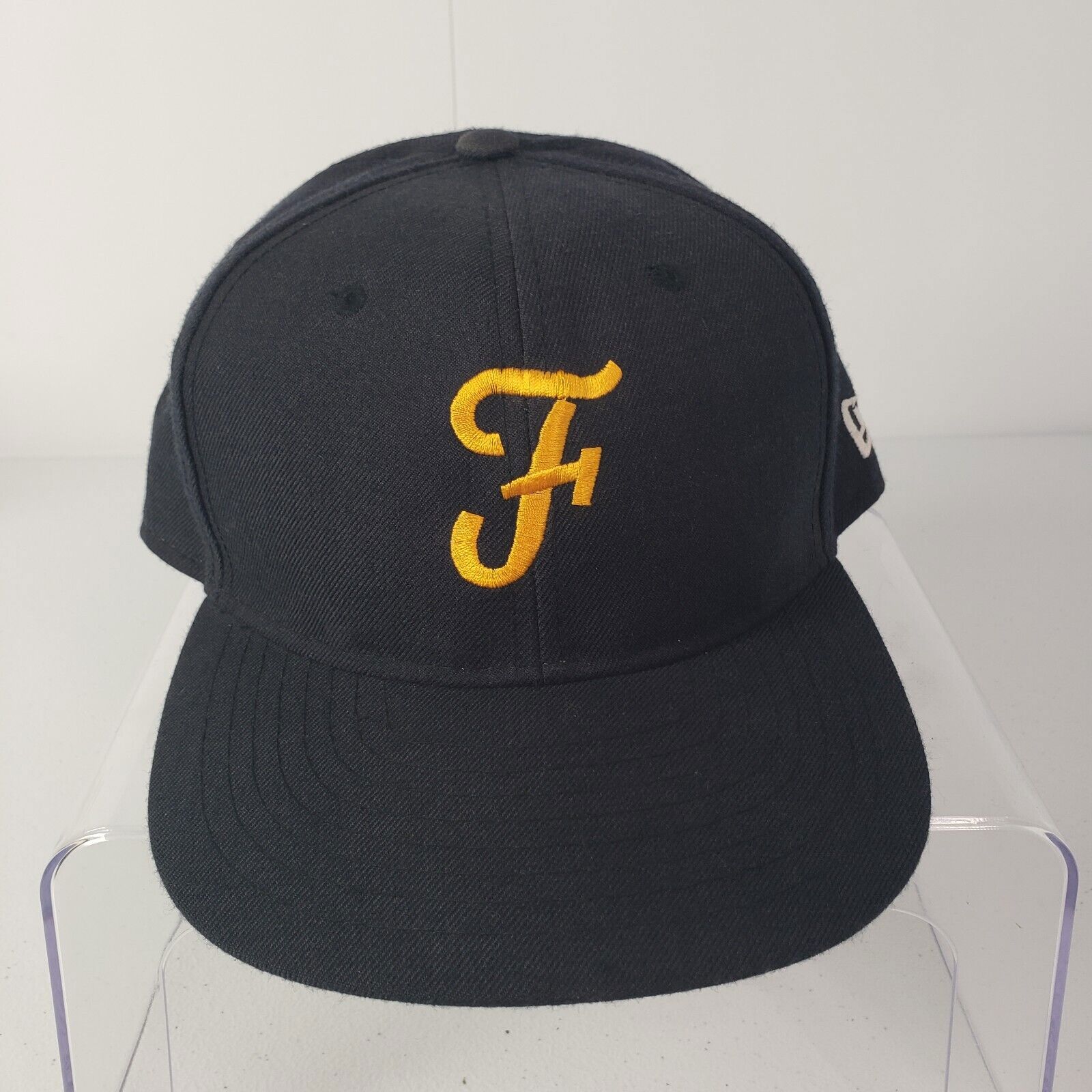 Vintage 90's New Era Original USA Made Embroidered F Hat Cap 6 7/8