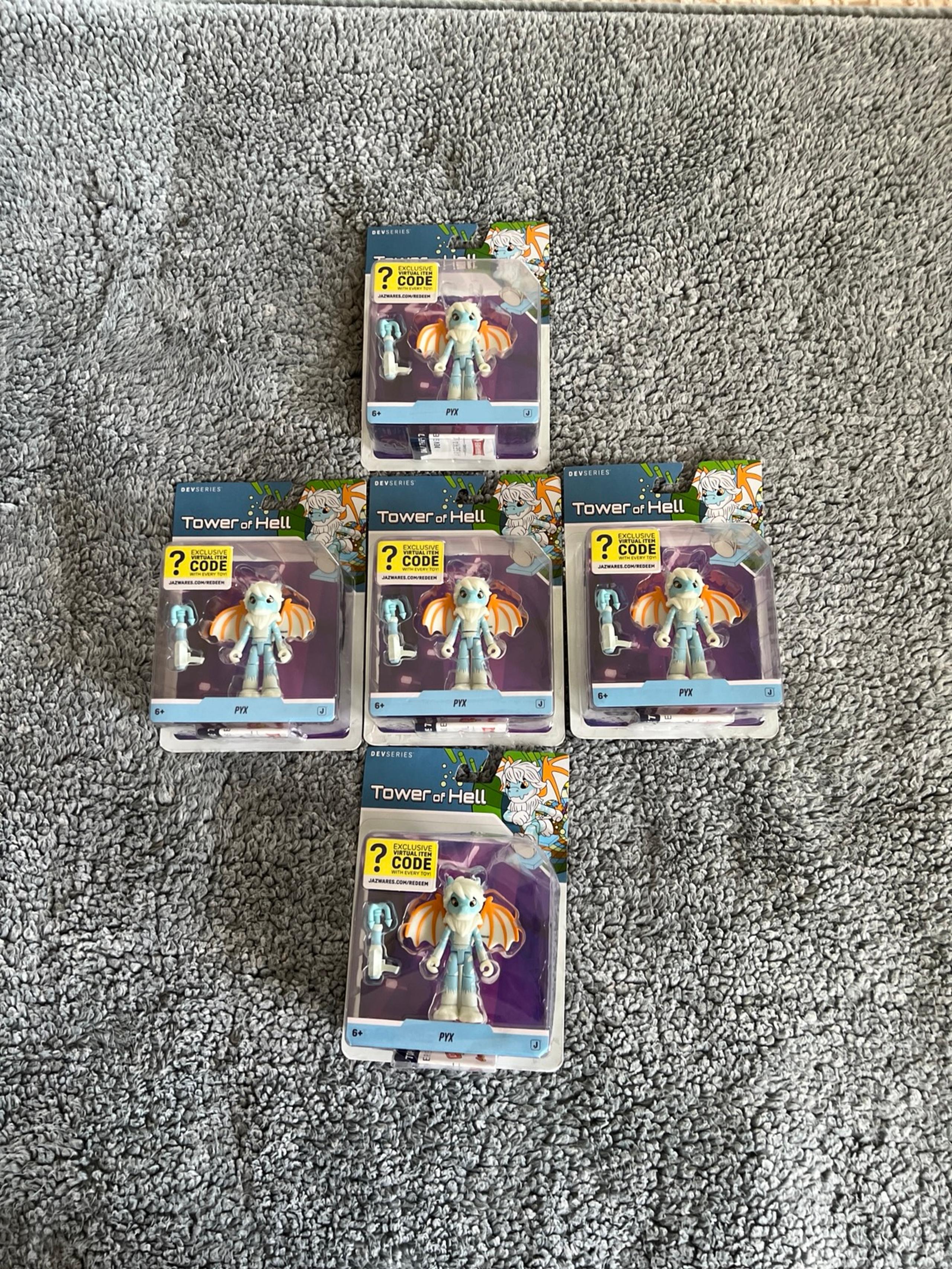 Tower of Hell action figure set of 5