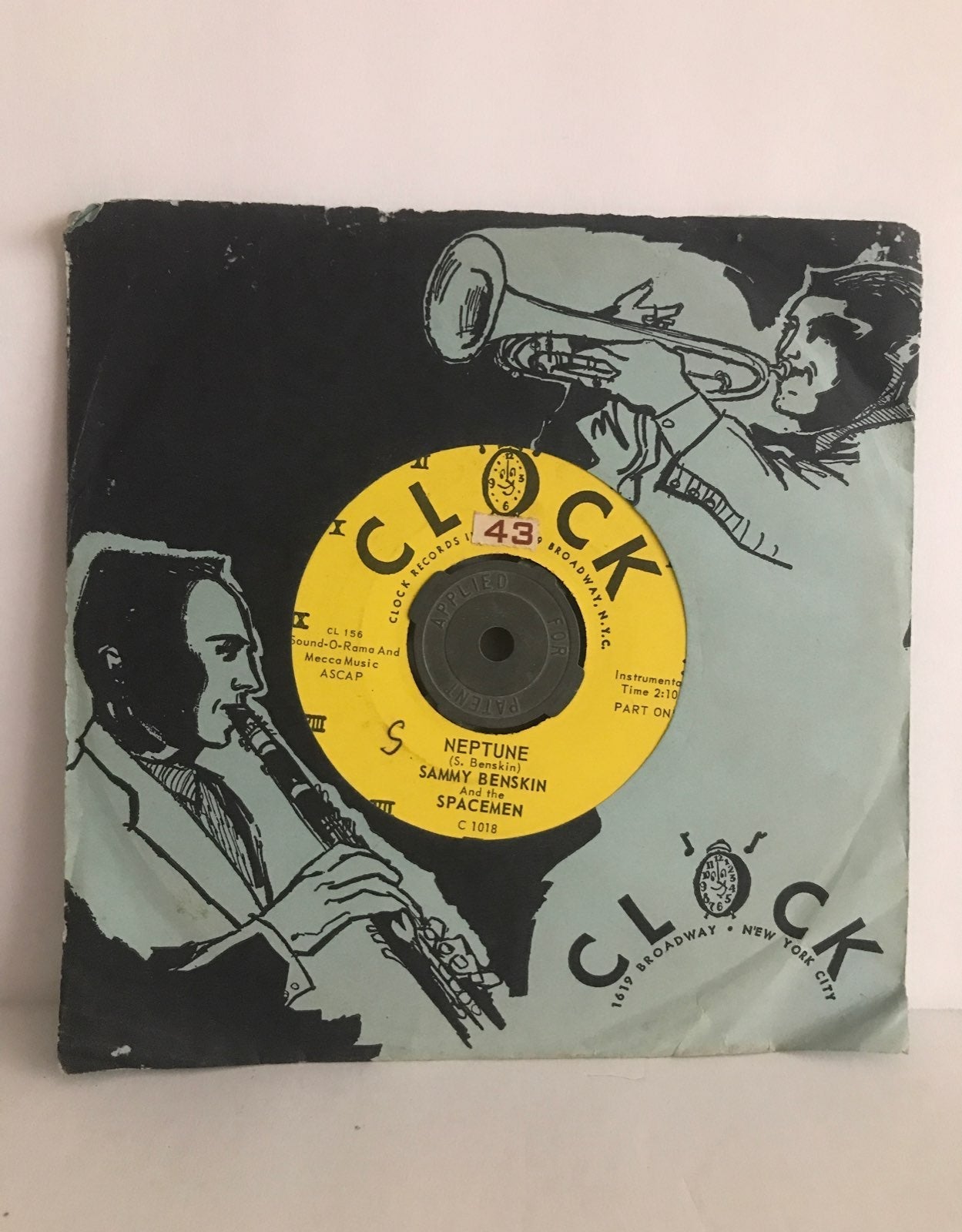 45 RPM Sammy Benskin And The Spacemen ‎–