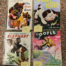 A Little Golden Book 1940s Lot of 4