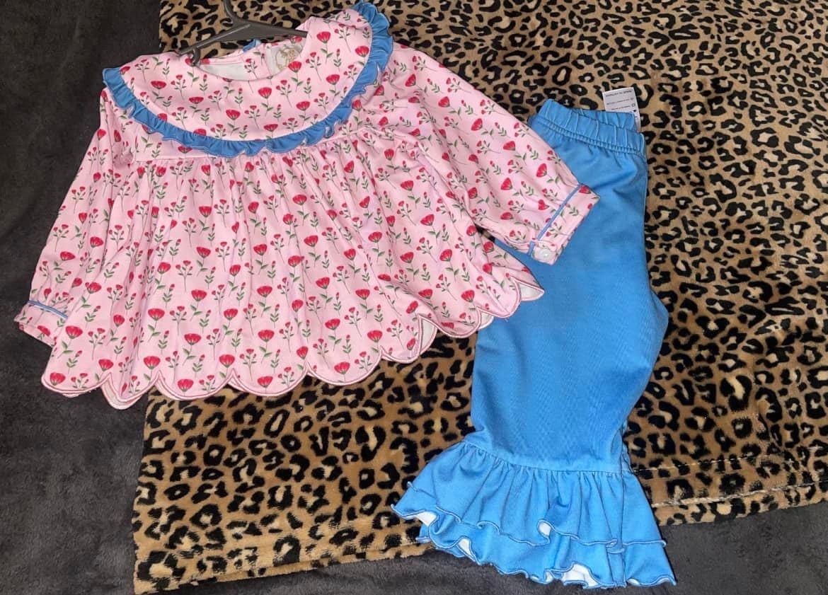 Little Bear Smock Pant Set